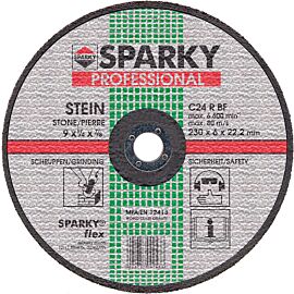 Диск шліфувальний по каменю Sparky C 24 R, 230 мм