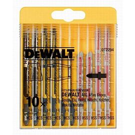 Набір полотен по дереву / металу Dewalt DT2294, 10шт.