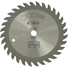 Диск пильний Piranha точний рез 140x12,7мм, 32зуб.