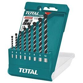 Набір свердел по бетону TOTAL TACSD5081 8шт, d = 3-10мм.