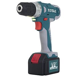 Шуруповерт акумуляторний TOTAL TDLI228180 18V, Li-Ion, 2акк, чемодан