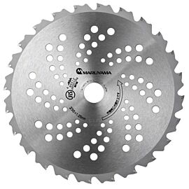 Ріжучий диск побідитовий 24Т до бензотримера з захистом від потрапляння каміння 230 х 25 х 24Р MARUYAMA