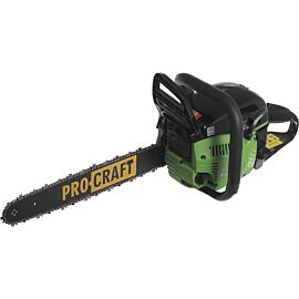 Пила цепная бензиновая Procraft K-450 (2 шины, 2 цепи)
