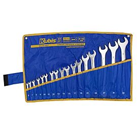Набор ключей рожково-накидных Kubis 03-01-1017 (17 шт)
