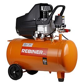 Одноциліндровий компресор 2.5 кВт, 220 л/хв, 220 В, 50 л ресивер Rebiner