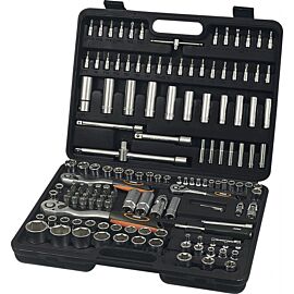 Набір насадок торцевих з трещіткою 153 шт MIOL 58-050