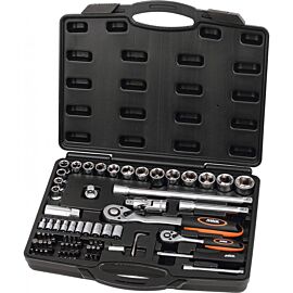 Набір насадок торцевих з трещіткою 72 шт MIOL 58-115