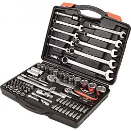 Набір насадок торцевих з трещіткою 82 шт MIOL 58-130