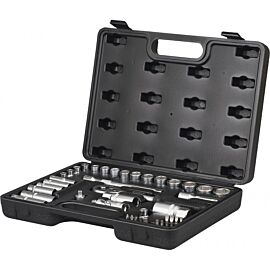 Набір насадок торцевих з трещіткою 3/8 "Expert E-58-039 [39 од] | Набір головок, набір ключів