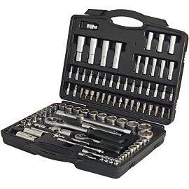 Набір насадок торцевих з трещітками 1/2 "і 1/4" Expert E-58-094 [94 од] | Набір головок, набір ключів