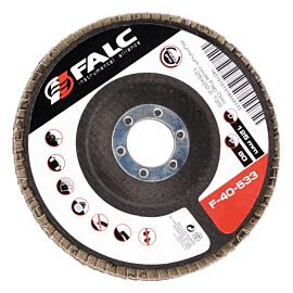 Круг пелюстковий торцевий FALC F-40-533 ВП P80 [125х22.23 мм] [Диск]