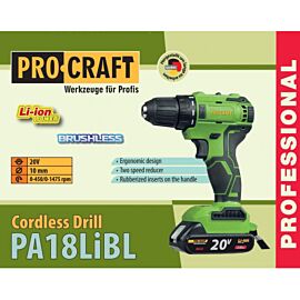Шуруповерт аккумуляторный Procraft PA-18 LiBL (с 1 АКБ и ЗАР. УСТР.)