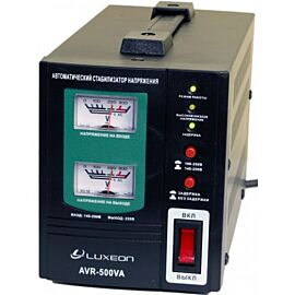Автоматичний стабілізатор напруги Luxeon AVR-500 VA(чорний)