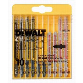 Набір полотен по дереву / металу Dewalt DT2294, 10шт.