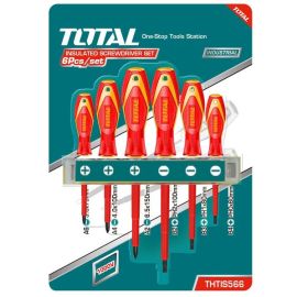 Набор отверток электрика TOTAL THTIS566 Sl, Ph, 6шт