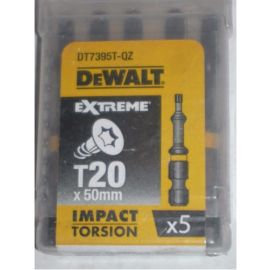 Біта ударна Dewalt Impact Torsion T20, 50мм, 5шт.