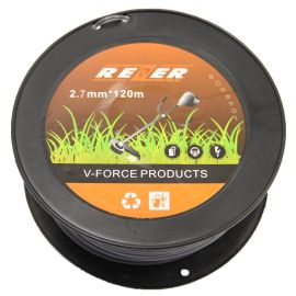 Жилка тримерна кругла [2,7 мм, 100 м] армована бухта для тримера