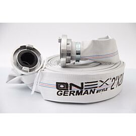 Шланг (рукав пожежний) 2" (50 мм) 27 м з з'єднаннями Onex OX-806-802 для вигрібних та каналізаційних ям