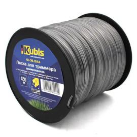 Жилка тримерная Kubis звезда армированная 2.4мм бухта (450м)