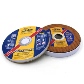 Диск відрізний  (125*1.0*22.2 мм) по металу і нержавіючій сталі Kubis KATANA DISPLAY BOX 07-00-8121