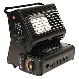 Портативный газовый обогреватель плита 1.3 кВт с керамическим нагревателем и переходником под баллон