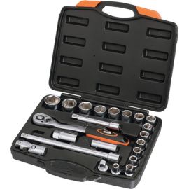 Набір насадок торцевих з трещіткою 1/2'' 22 шт MIOL 58-149