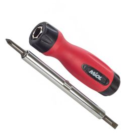 Викрутка універсальна з бітами MIOL 65-040 [6 од] | Набір біт