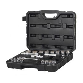 Набір насадок торцевих з трещіткою 1/2" Expert E-58-021 [21 од] | Набір головок, набір ключів