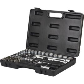 Набір насадок торцевих з трещітками 1/2 "і 1/4" Expert E-58-072 [72 од] | Набір головок, набір ключів