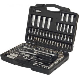 Набір насадок торцевих з трещітками 1/2 "і 1/4" Expert E-58-094 [94 од] | Набір головок, набір ключів