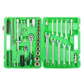 Набір інструментів INTERTOOL 82 од. [Протиударний кейс] Набір головок, набір ключів