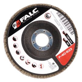 Круг пелюстковий торцевий FALC F-40-532 ВП P60 [125х22.23 мм] [Диск]