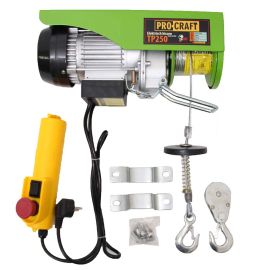 Подъемник электрический PROCRAFT TP250 (125/250кг) [Тельфер, лебедка]