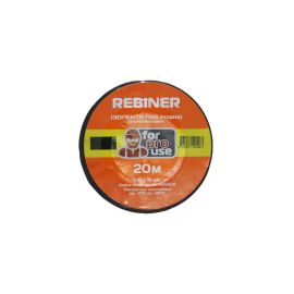 Изолента Rebiner 18 мм × 20 м ПВХ (черная)