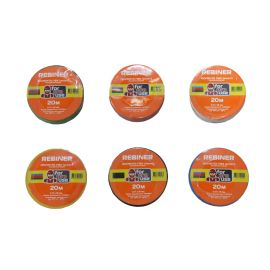 Изолента Rebiner 18 мм × 20 м ПВХ (комплект)